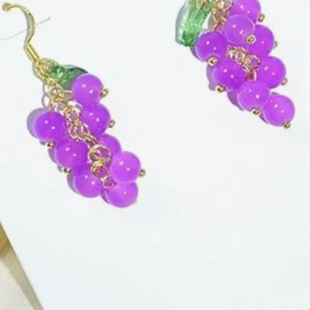 Summer Purple Currant Earrings